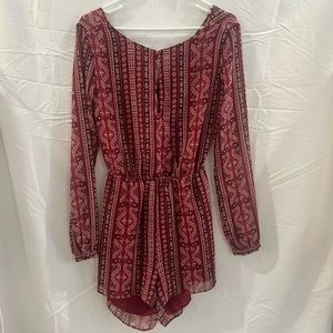 Multi colored romper